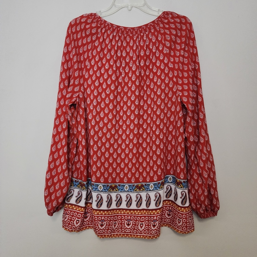 Beach Lunch Lounge split neck tunic Medium - Picture 2 of 8